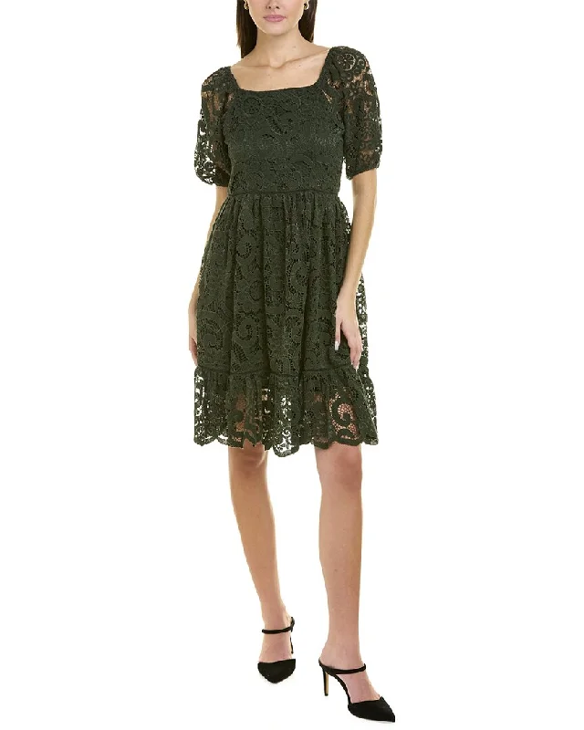 Chic Style Nanette by Nanette Lepore Lace A-Line Dress