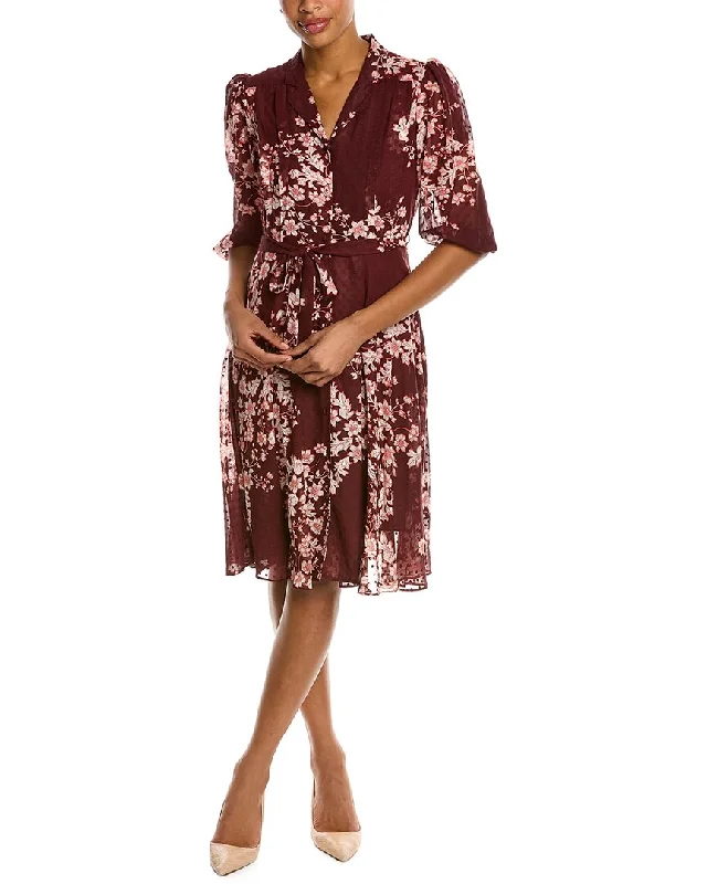 Wardrobe Refresh Nanette by Nanette Lepore Swiss Dot Shirtdress