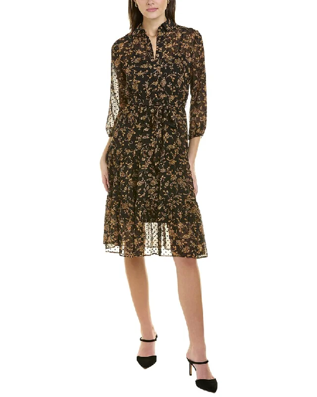 Clearance Event Nanette by Nanette Lepore Swiss Dot Shirtdress