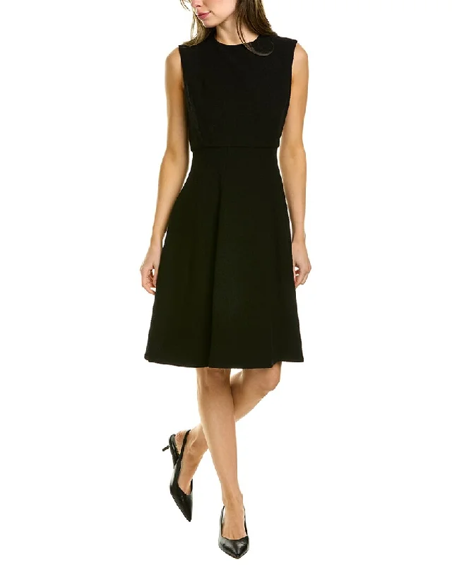 Special Offer Oscar de la Renta Mini Wool-Blend Boucle Dress