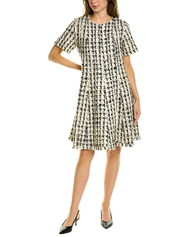 Best Sellers Oscar de la Renta Tweed Wool-Blend Trapeze Dress