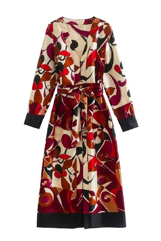 The Latest Trends Pucci Print Dress in Multi