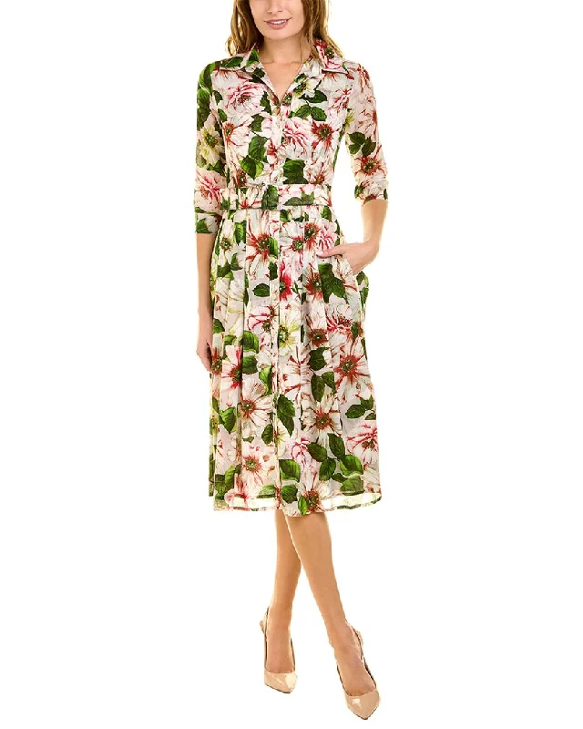 Dreamy Draping Samantha Sung Patricia Shirtdress