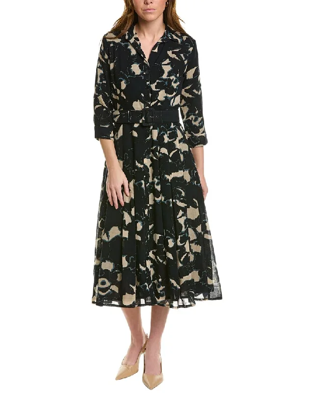 Seasonal Trends Samantha Sung Patricia Wool Shirtdress