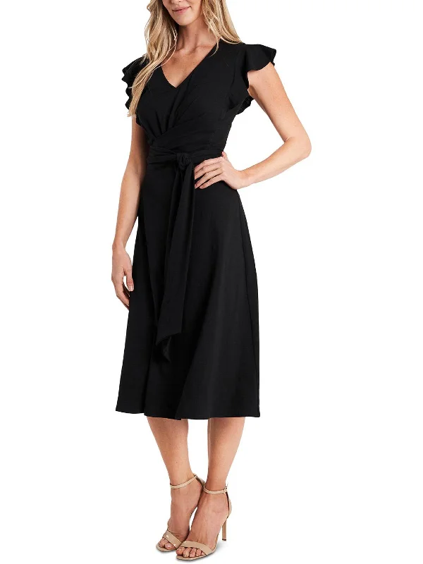 Elegant Simplicity Wardrobe Womens Casual Midi Sheath Dress