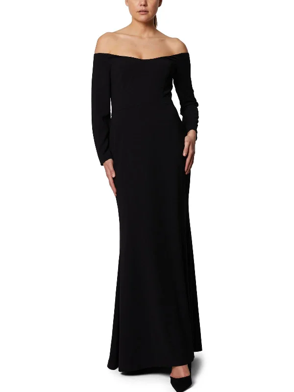 Fresh Styles, Fresh Deals Womens Knit Long Evening Dress